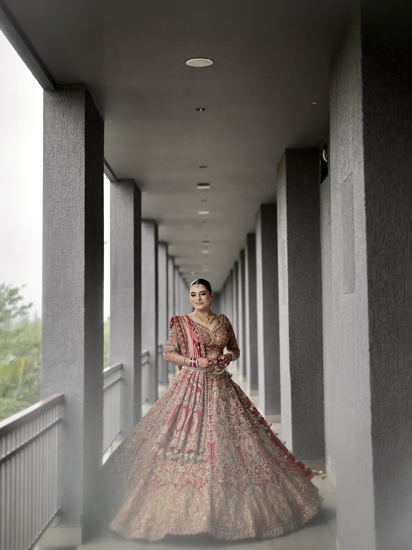 Bridal look by Sharin Balwani