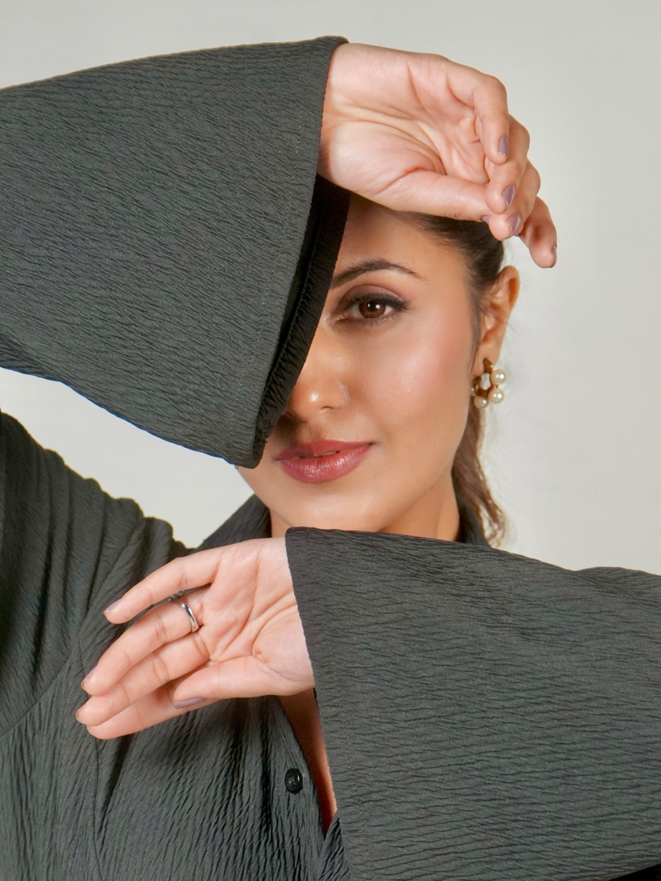 Editorial makeup shoot by Sharin Balwani